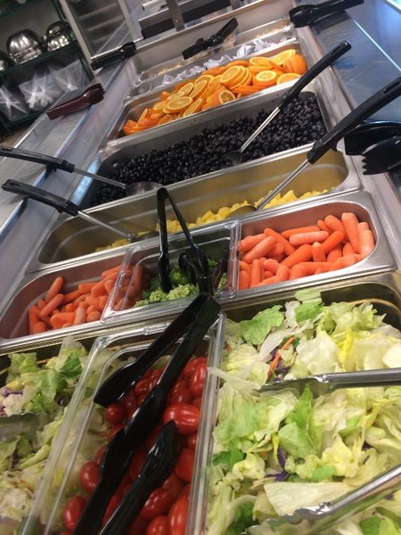 At FTG students are offered fruits and 
vegetables every day with their meal.
